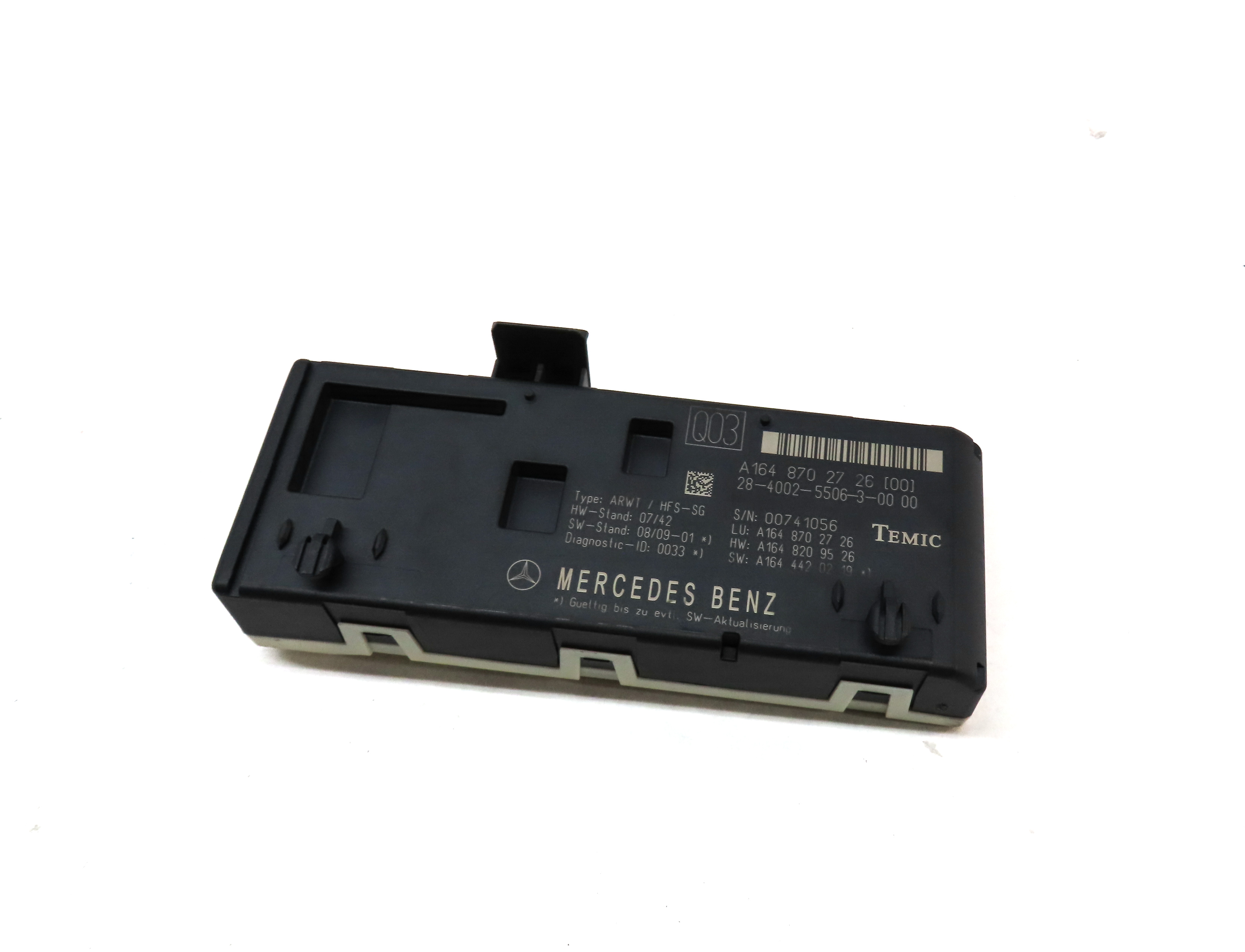 08-13 MERCEDES GL ML R CLASS (W164 W251 X164) REAR TRUNK LIFT LIFTGATE MODULE — exact item pictured
